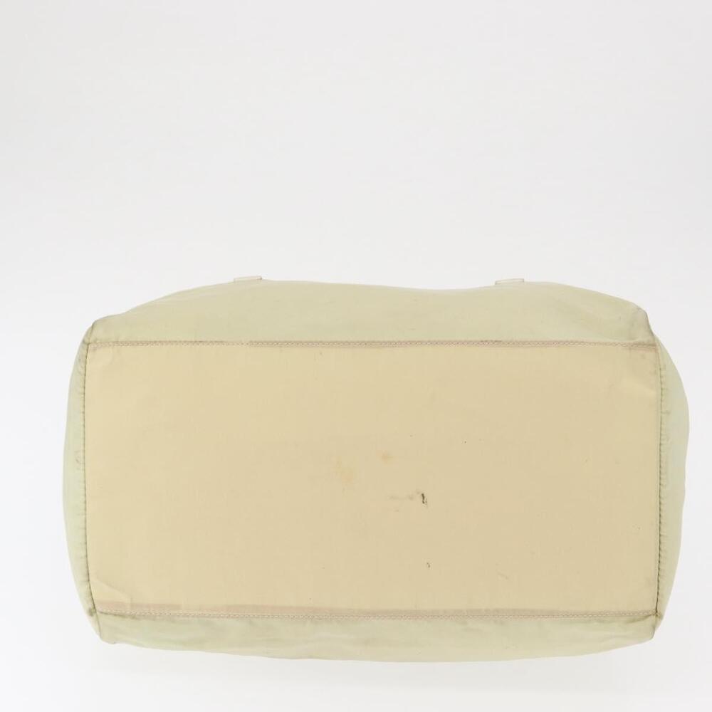 PRADA Hand Bag Nylon Ivory Silver Auth 164232 - Picture 6 of 16